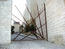 Porte d'entrée du château de Chinon